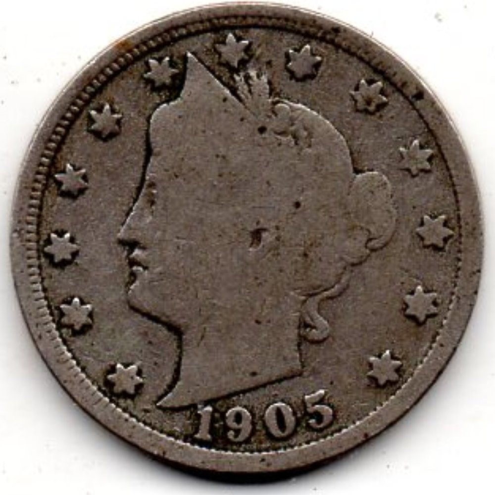 ONLY ONE LEFT - Granny Estate Find - 1905 Liberty Head Nickel - Rare Find